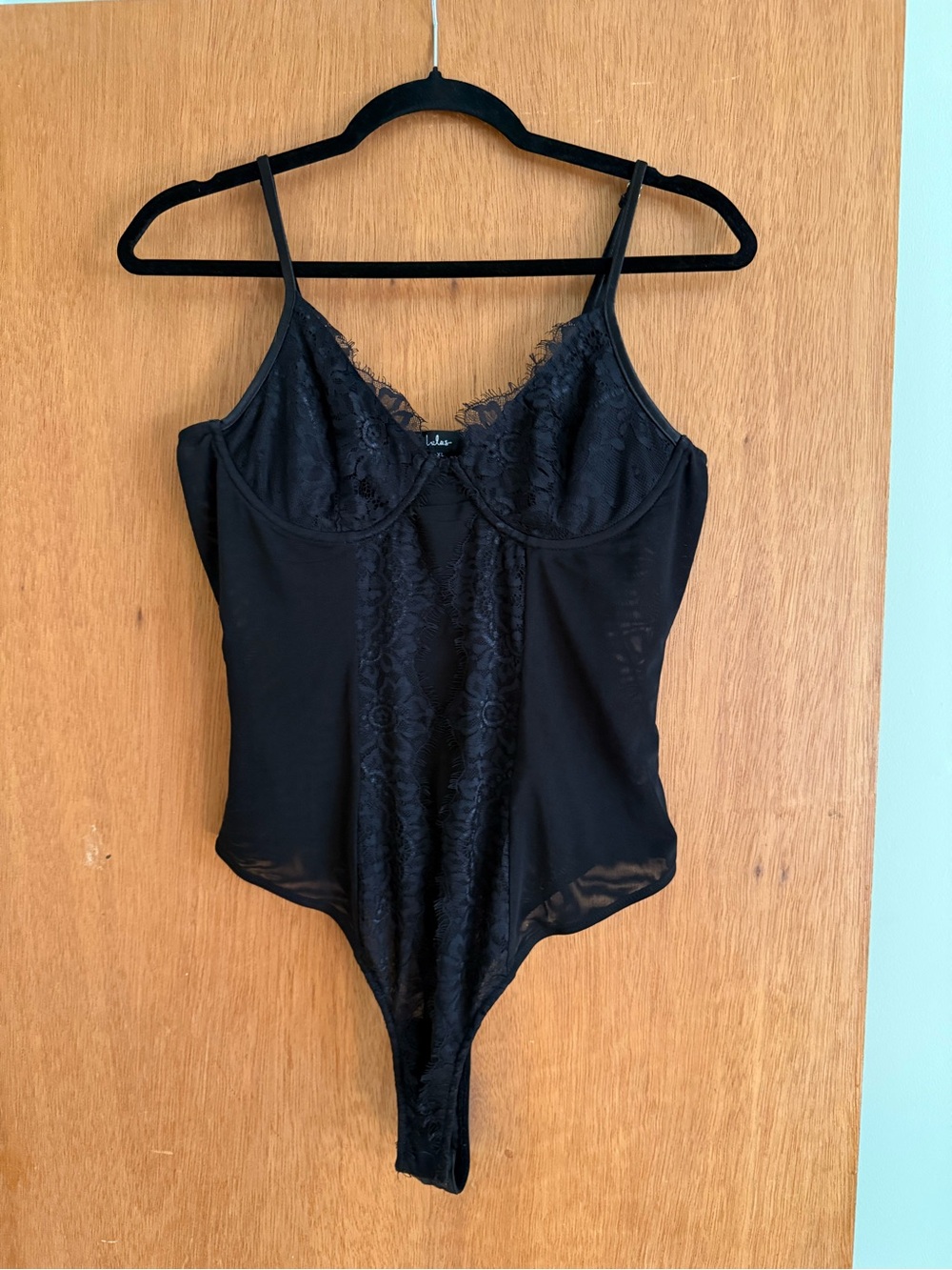 Lulus Black Lace Body Suit